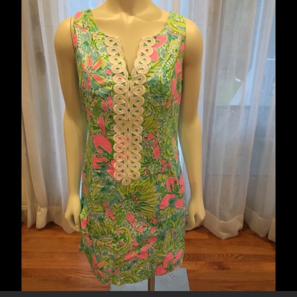 Lilly Pulitzer Shift Dress- Multi Coconut Jungle